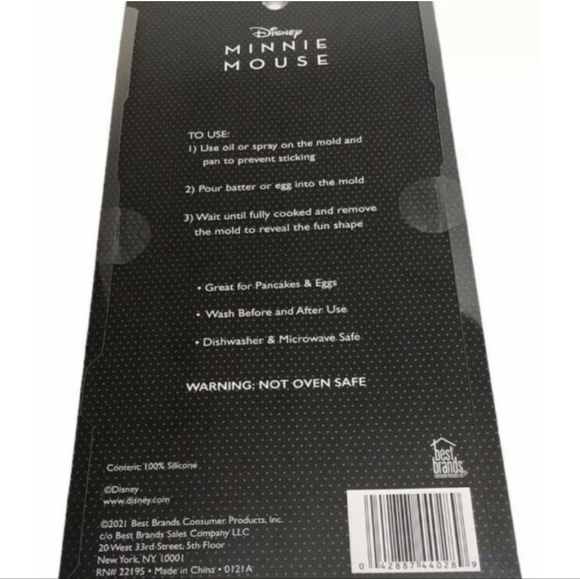 BNWT Minnie Mouse Silicone Molds - Picture 2 of 2